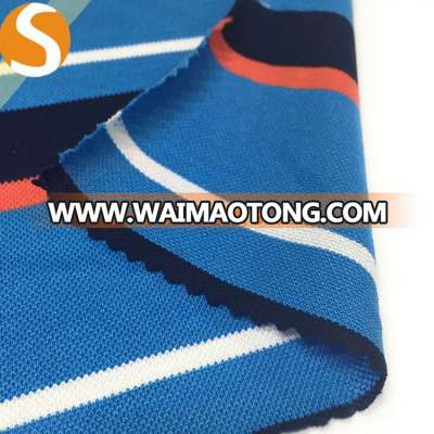 2017 Accept custom order 100% cotton nfl jersey knit fabric for cloth wholesale