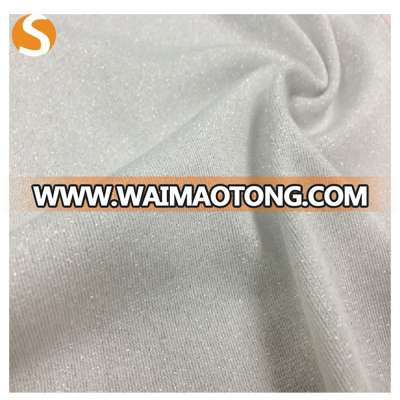 Fashion knitting silk metallic jersey fabric for clothing